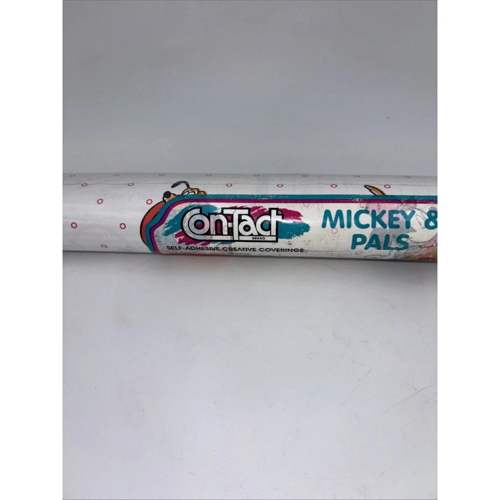 Vintage Mickey & Pals Con-Tact Self-Adhesive Covering 18